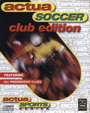 Actua Soccer: Club Edition Poster